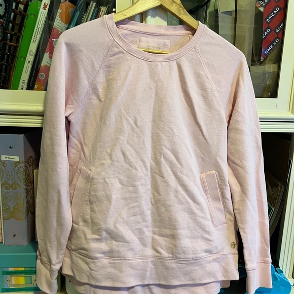 Lilly Pulitzer small pink beachcomber sweatshirt - Picture 2 of 6
